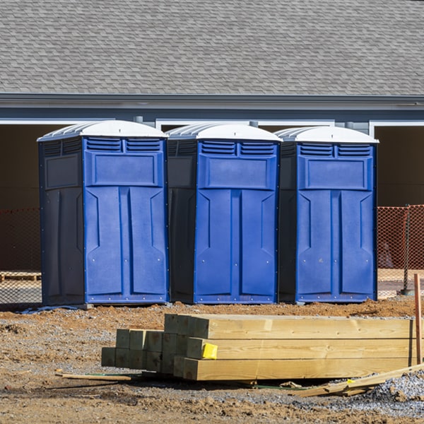 what is the cost difference between standard and deluxe portable restroom rentals in Fanshawe OK